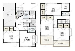 入間群毛呂山町若山3丁目　中古戸建 4DKの間取り