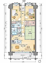 レーベンリヴァーレ入間オフィール 3LDKの間取図画像
