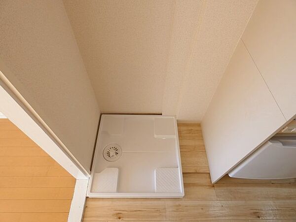 画像15:洗濯機置き場は室内です。