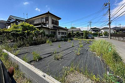 外観：約37坪の土地です。