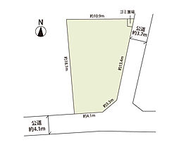 所沢市北野南2丁目　土地