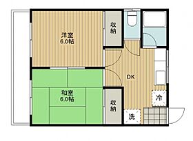 コーポ市川 202 ｜ 埼玉県鴻巣市氷川町（賃貸アパート2DK・2階・36.43㎡） その2