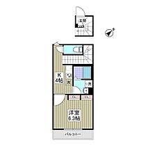 ヒュッゲII 201 ｜ 埼玉県鴻巣市吹上本町4丁目11番5号（賃貸アパート1K・2階・31.04㎡） その2