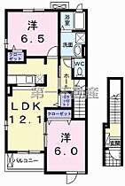 グレイシャス　ハイム　Ａ棟 201 ｜ 兵庫県加東市下滝野1丁目156（賃貸アパート2LDK・2階・58.86㎡） その2