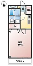 岐阜県大垣市笠木町（賃貸マンション1K・4階・32.40㎡） その2