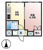 岐阜県大垣市西之川町1丁目（賃貸マンション1DK・2階・25.20㎡） その2