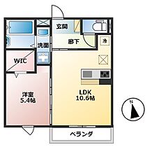 岐阜県大垣市津村町1丁目（賃貸アパート1LDK・1階・40.85㎡） その2