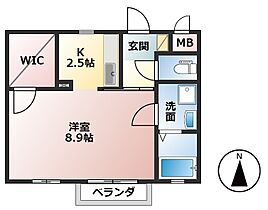 岐阜県大垣市島町（賃貸アパート1K・1階・30.70㎡） その2