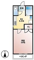 岐阜県大垣市波須1丁目（賃貸アパート1DK・2階・30.00㎡） その2