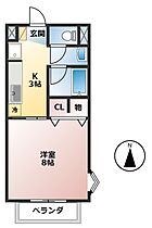 岐阜県安八郡安八町大森（賃貸アパート1K・2階・28.02㎡） その2