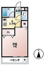 岐阜県大垣市北方町1丁目（賃貸アパート1K・1階・25.92㎡） その2