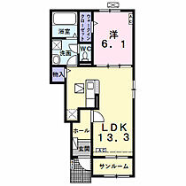 岐阜県大垣市笠木町338番地1（賃貸アパート1LDK・1階・50.01㎡） その2