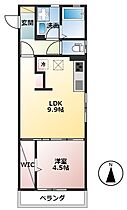 岐阜県大垣市上面2丁目（賃貸アパート1LDK・1階・37.01㎡） その2