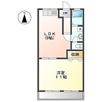 岐阜県大垣市上面4丁目（賃貸アパート1LDK・1階・44.55㎡） その2