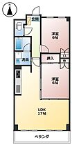 岐阜県大垣市鶴見町（賃貸マンション2LDK・4階・66.30㎡） その2