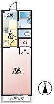 岐阜県大垣市長松町（賃貸マンション1K・2階・26.05㎡） その2