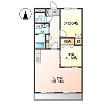 岐阜県大垣市昼飯町（賃貸マンション2LDK・3階・58.32㎡） その2