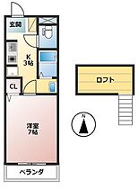 岐阜県大垣市木戸町（賃貸アパート1K・2階・27.84㎡） その2