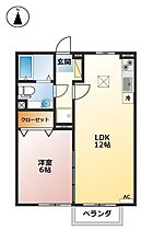 岐阜県大垣市横曽根4丁目（賃貸アパート1LDK・2階・40.29㎡） その2