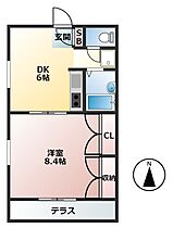 岐阜県大垣市南若森4丁目（賃貸アパート1DK・1階・33.12㎡） その2