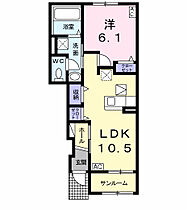 岐阜県大垣市和合本町1丁目327番地3（賃貸アパート1LDK・1階・45.82㎡） その2