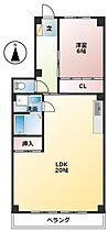 岐阜県大垣市東町2丁目（賃貸マンション1LDK・1階・60.23㎡） その2