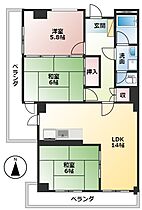 岐阜県大垣市林町4丁目（賃貸マンション3LDK・7階・74.16㎡） その2