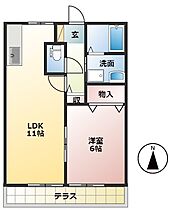 岐阜県安八郡安八町東結（賃貸アパート1LDK・1階・40.90㎡） その2