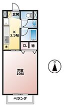 岐阜県安八郡安八町南條（賃貸アパート1K・2階・31.48㎡） その2