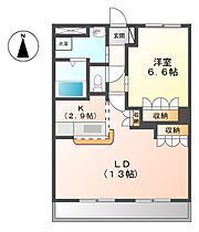 岐阜県大垣市中川町3丁目（賃貸アパート1LDK・2階・51.66㎡） その2