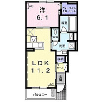 岐阜県安八郡神戸町大字川西字大道西20番地（賃貸アパート1LDK・1階・44.18㎡） その2