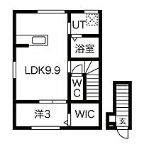 岐阜県大垣市割田町（賃貸アパート1LDK・2階・43.64㎡） その2