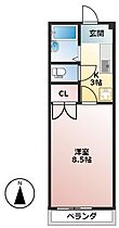 岐阜県大垣市長松町（賃貸マンション1K・3階・26.05㎡） その2