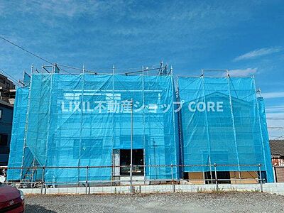 外観：2025年2月完成予定です！現場近くで同仕様建物はご見学可能です！　