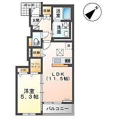 物件の間取り
