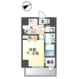 フリーダムファン 1階1Kの間取り