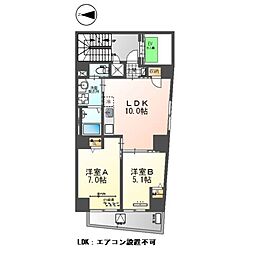 CasaGrande日本橋小網町 2LDKの間取図画像