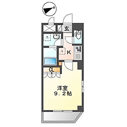 RoseGardenNKK 1Kの間取図画像