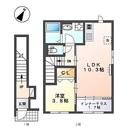 間取図画像 1LDK