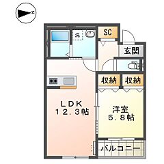 物件の間取り