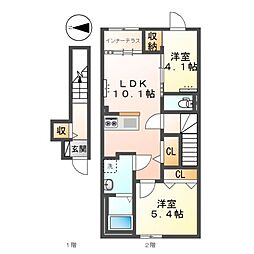 仮）八王子市大谷町アパート新築工事 2階/207