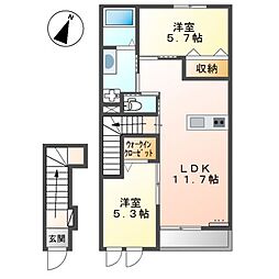 フェリーチェII 2階