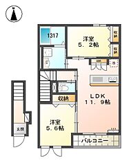 物件の間取り