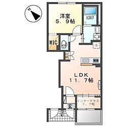 サクラテラス 1階/102