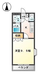 間取図画像 1K