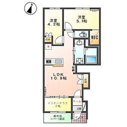 alwaysII(オールウェイズ ツー) 2LDKの間取図画像