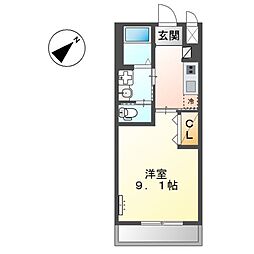 プログレス　Ｒ＆Ｙ 2階1Kの間取り