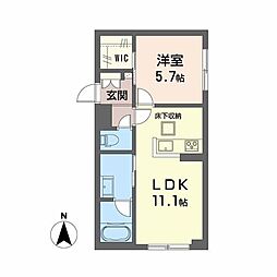間取図画像 1LDK
