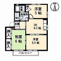 間取図画像 3DK