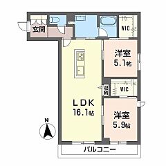 物件の間取り